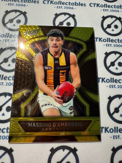 2025 AFL Footy Stars Luminous Massimo D'Ambrosio Dragon Scales #263/799 Hawks