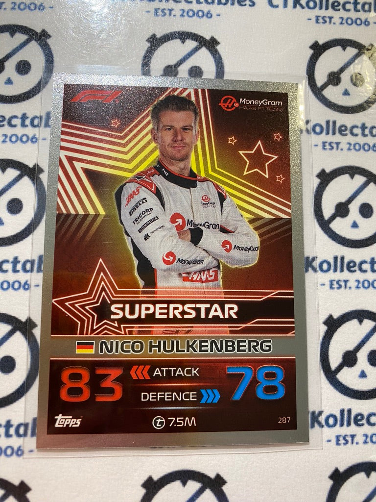 2023 Topps Turbo Attax F1 -Foil Nico Hulkenberg Superstar #287