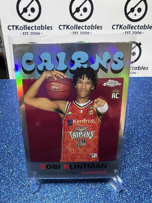 2023-24 Topps Chrome NBL retro 1971 rookie refractor TB-15 Bobi Klintman Taipans