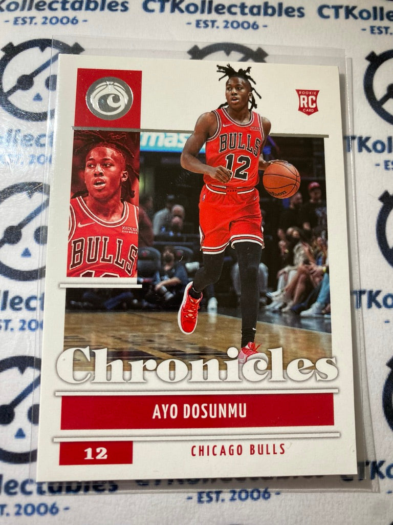 2021/22 Panini NBA Chronicles Ayo Dosunmu rookie #37 Bulls