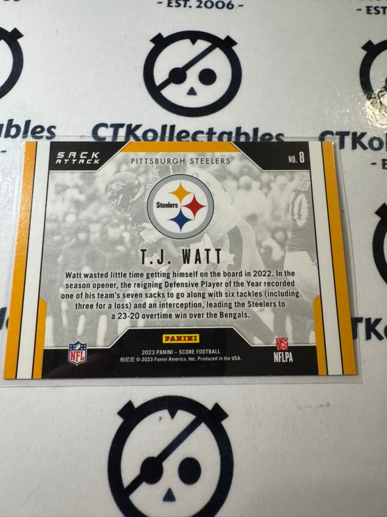 2023 NFL Score Sack Attack #8 T.j Watt Steelers