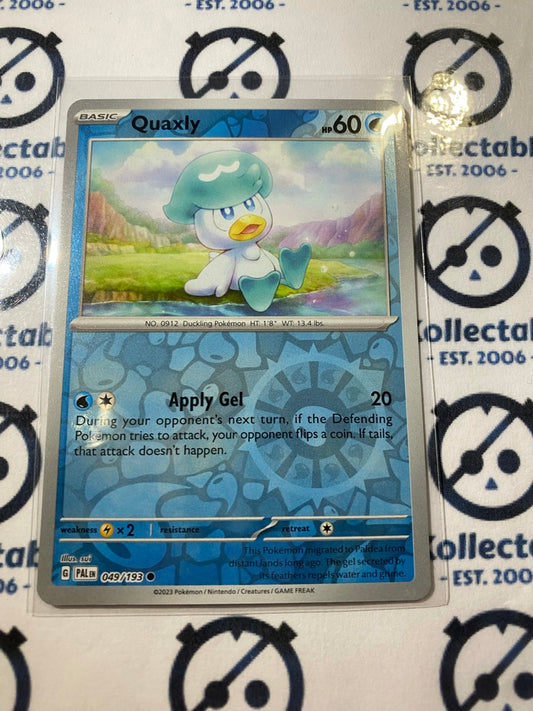 Quaxly Reverse Holo #049/193 2023 Paldea Evolved Pokemon Card