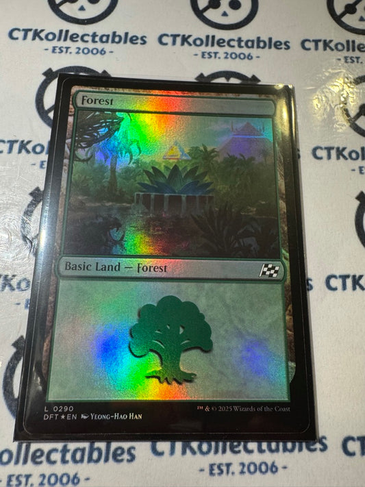 2025 MTG Magic the Gathering AETHERDRIFT Forest # L 0290 Foil