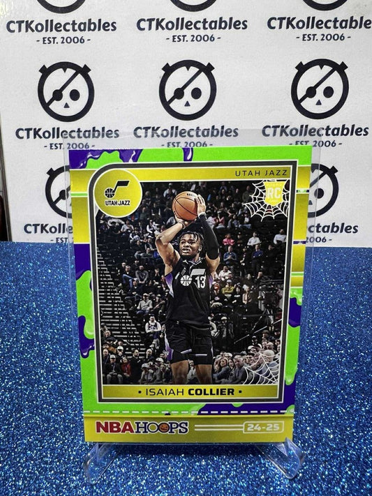 2024-25 Panini NBA HAUNTED HOOPS Slime Parallels #254 Isaiah Collier Utah Jazz