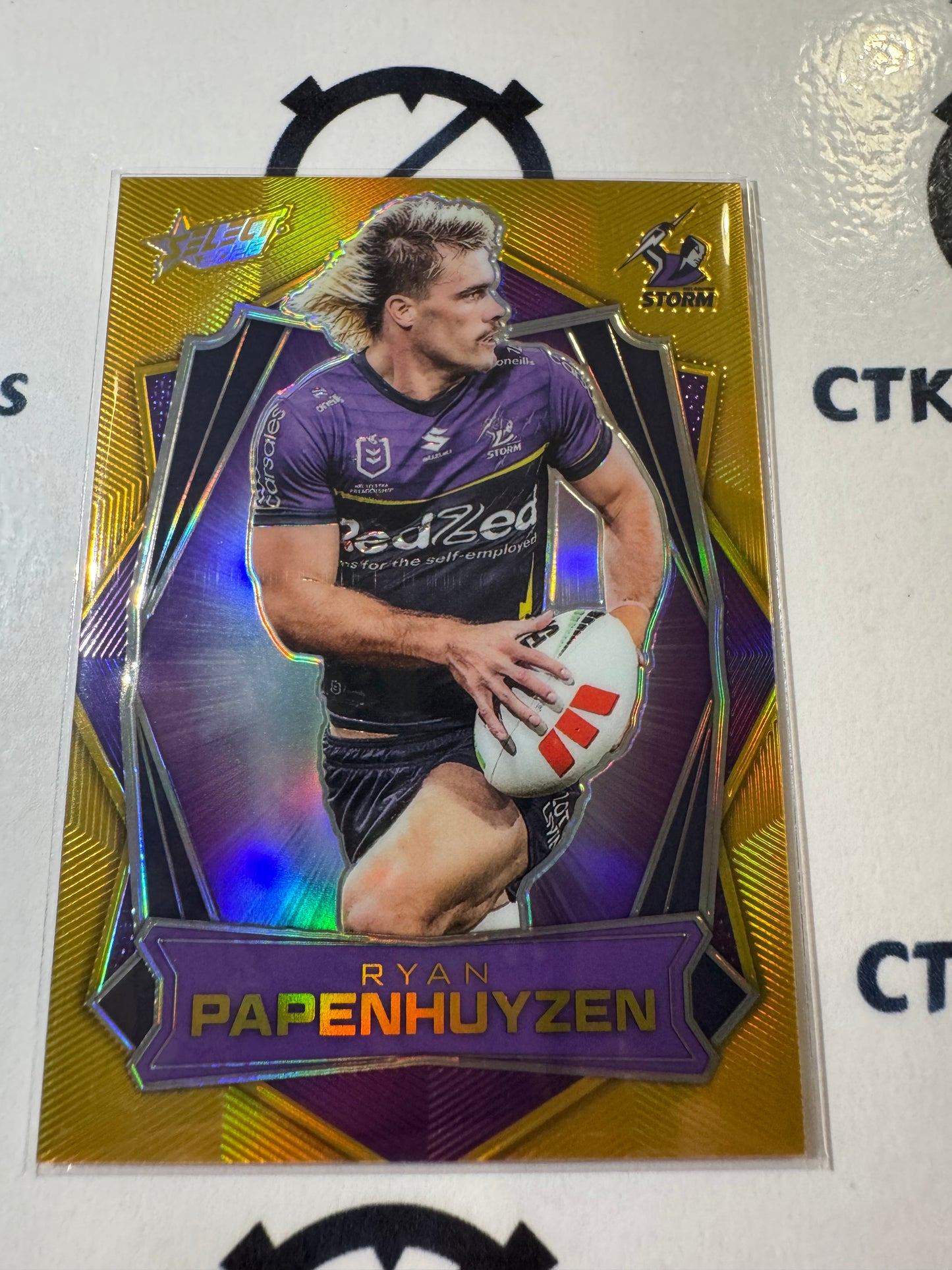 2026 Select NRL League Heroes Luminous Base #L93 Ryan Papenhuzen Storm
