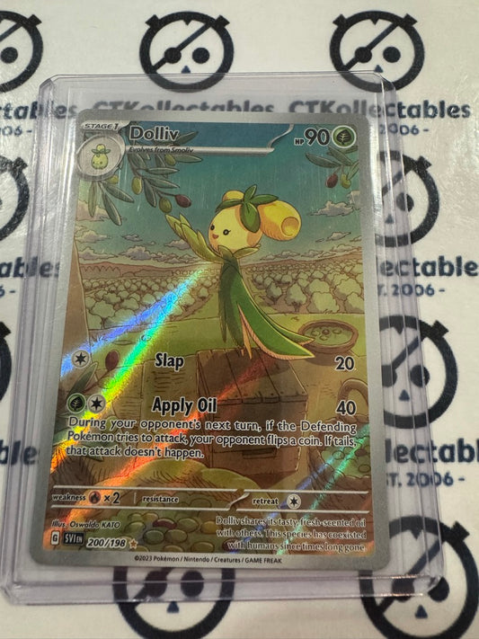 Dolliv Illustration Rare #200/198 2023 Scarlet & Violet Pokémon TCG