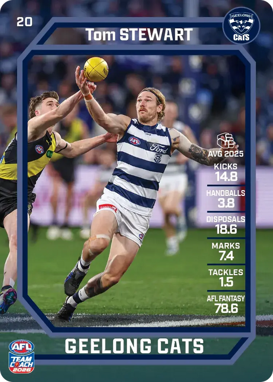 2026 Teamcoach AFL Base #20 Tom Stewart