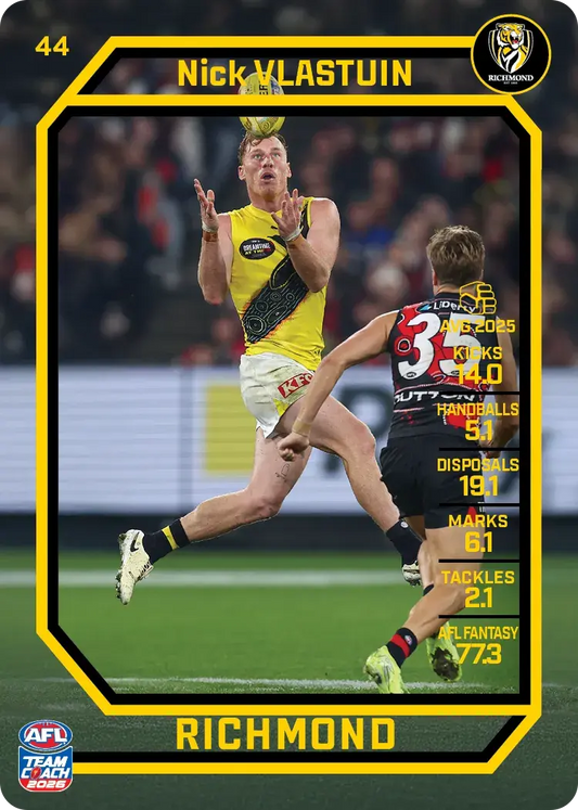 2026 Teamcoach AFL Base #44 Nick Vlastuin
