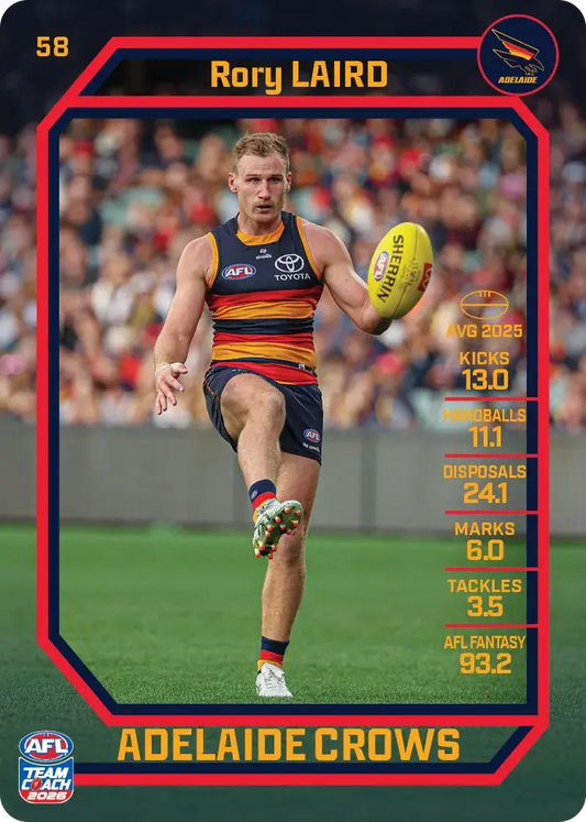 2026 Teamcoach AFL Base #58 Rory Laird