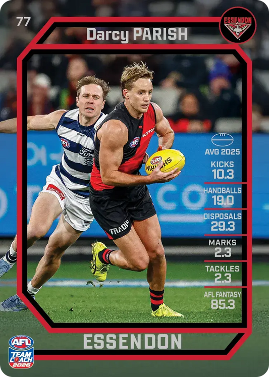 2026 Teamcoach AFL Base #77 Darcy Parish
