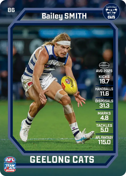 2026 Teamcoach AFL Base #86 Bailey Smith