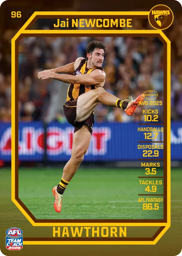 2026 Teamcoach AFL Base #96 Jai Newcombe