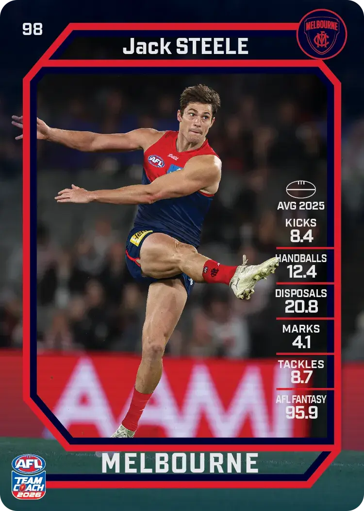 2026 Teamcoach AFL Base #98 Jack Steele