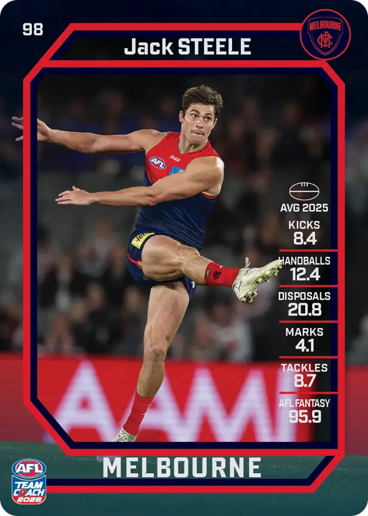 2026 Teamcoach AFL Base #98 Jack Steele