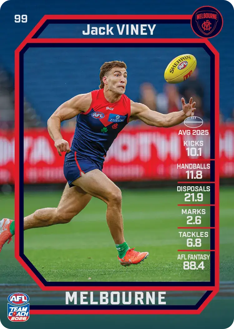 2026 Teamcoach AFL Base #99 Jack Viney