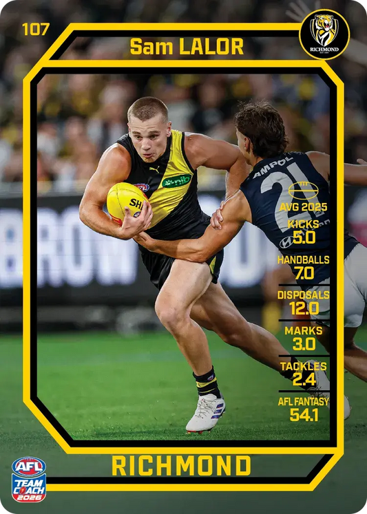 2026 Teamcoach AFL Base #107 Sam Lalor