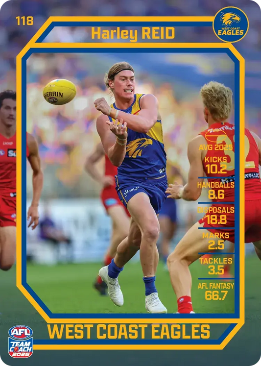 2026 Teamcoach AFL Base #118 Harley Reid