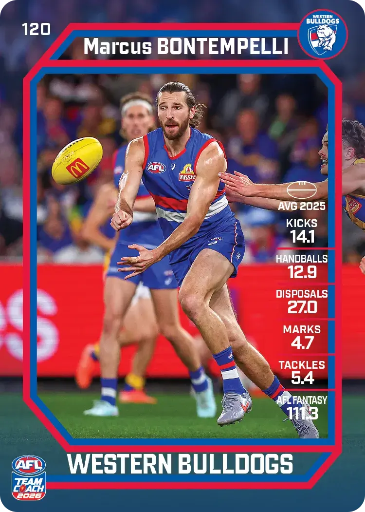 2026 Teamcoach AFL Base #120 Marcus Bontempelli