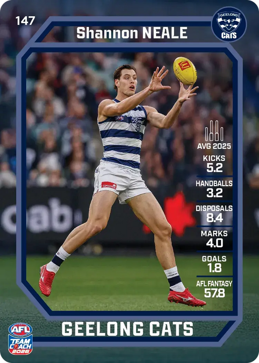 2026 Teamcoach AFL Base #147 Shannon Neale