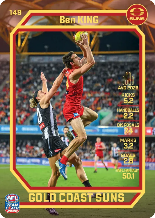 2026 Teamcoach AFL Base #149 Ben King