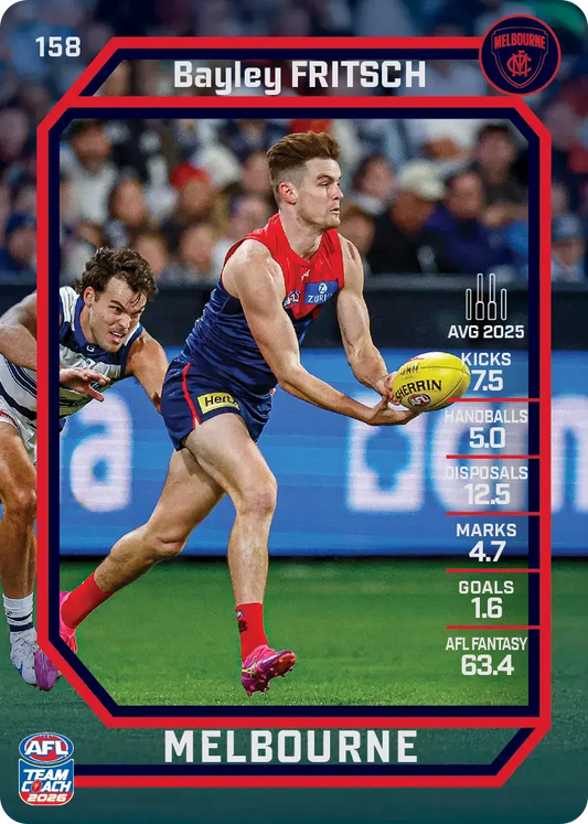 2026 Teamcoach AFL Base #158 Bayley Fritsch