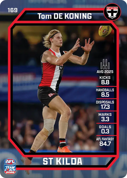 2026 Teamcoach AFL Base #169 Tom De Koning