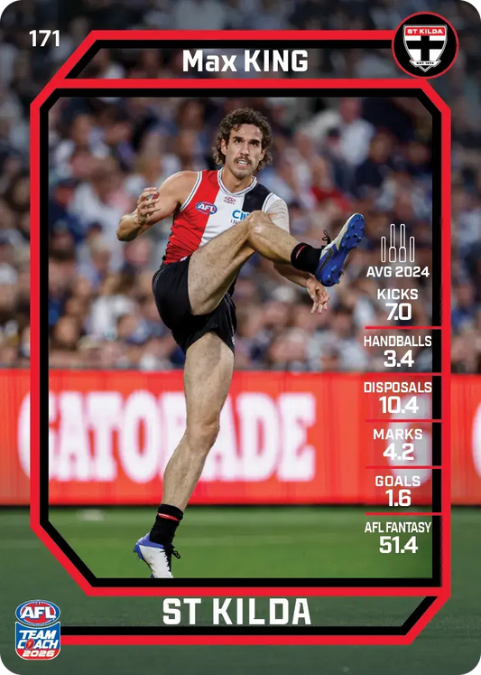 2026 Teamcoach AFL Base #171 Max King
