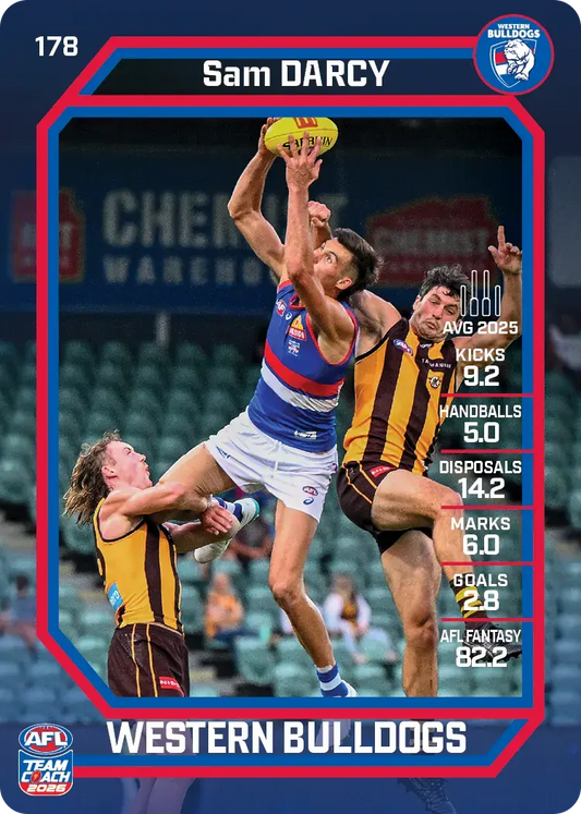 2026 Teamcoach AFL Base #178 Sam Darcy