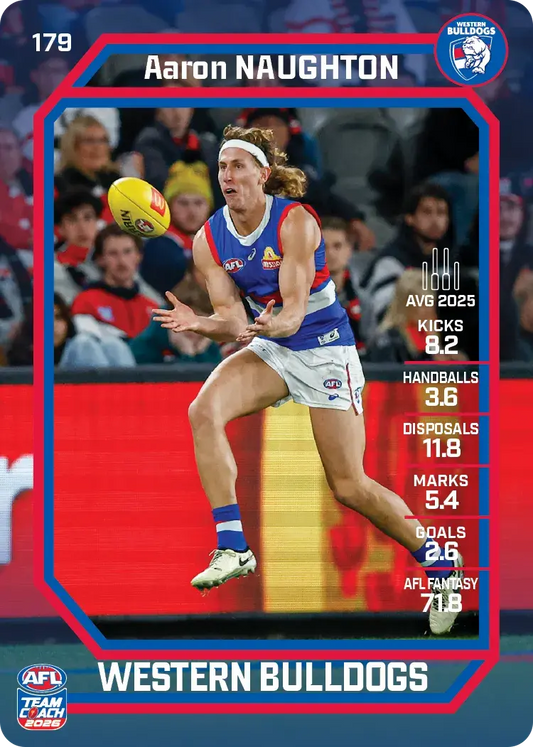 2026 Teamcoach AFL Base #179 Aaron Naughton