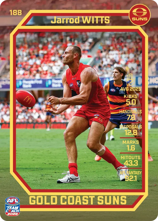 2026 Teamcoach AFL Base #188 Jarrod Witts