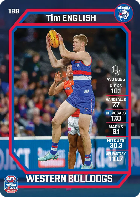 2026 Teamcoach AFL Base #198 Tim English