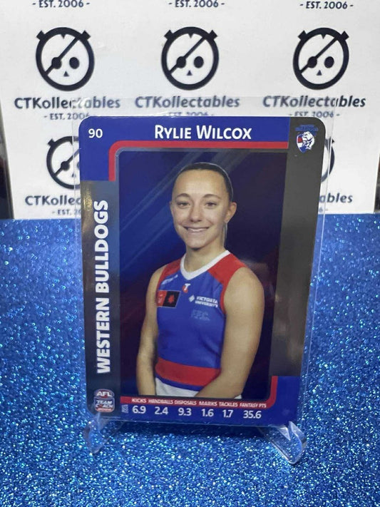 2025 AFLW Teamcoach Silver #90 Rylie Wilcox Bulldogs