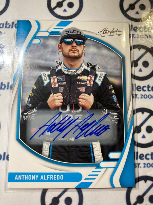 2022 Panini NASCAR Chronicles Absolute Anthony Alfredo Signature #5