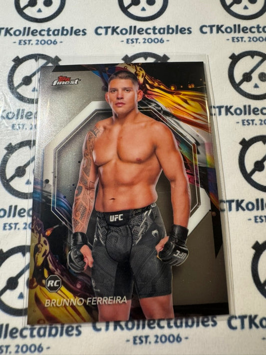 2024 UFC Topps Finest Brunno Ferreira rookie card RC #115 Middleweight