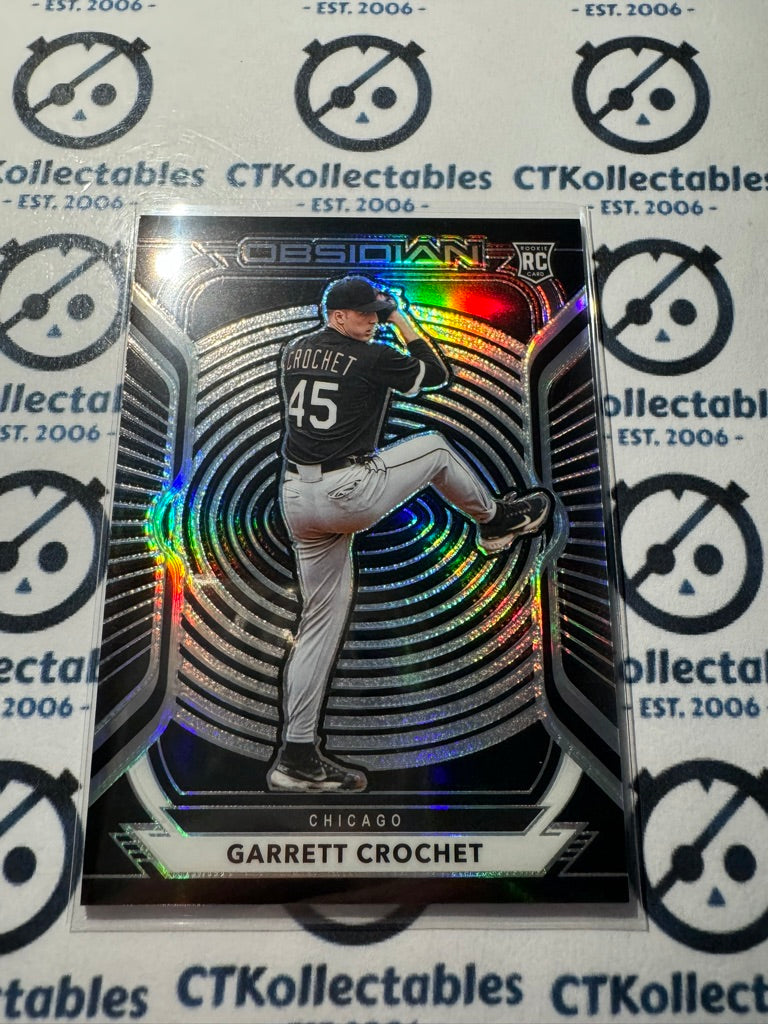 2021 Chronicles MLB Baseball Obsidian Garrett Crochet Rookie Card RC #6 Chicago