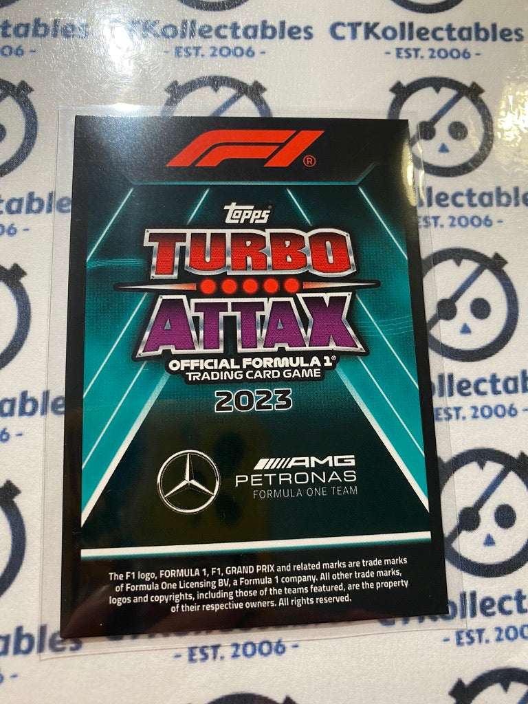 2023 Topps Turbo Attax F1 -Foil George Russell Race Winner #271 Mercedes