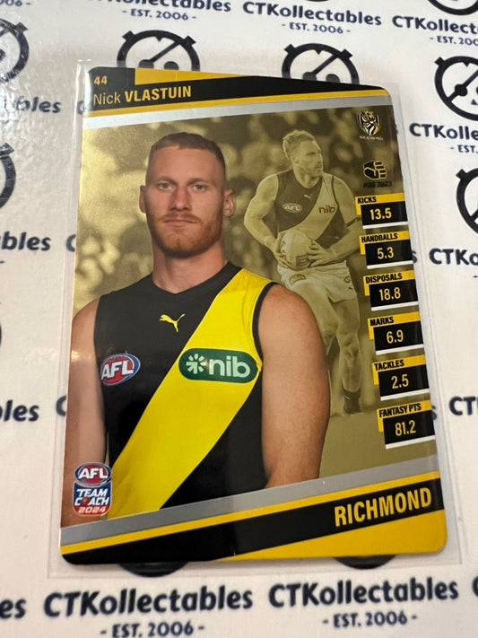 2024 AFL Teamcoach Silver Card #44 Nick Vlastuin Tigers