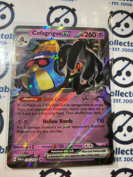 Cofagrigus ex (Paradox Rift 076/182) – TCG Collector