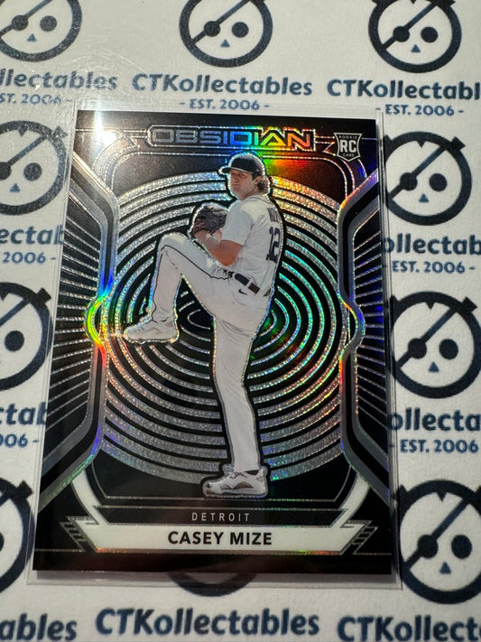 2021 Chronicles MLB Baseball Obsidian Casey Mize Rookie Card RC #59