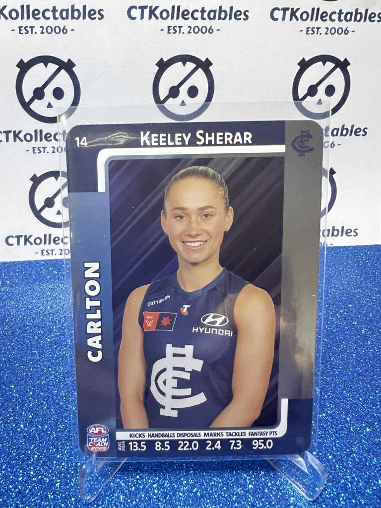 2025 AFLW Teamcoach Silver #14 Keeley Sherar Blues