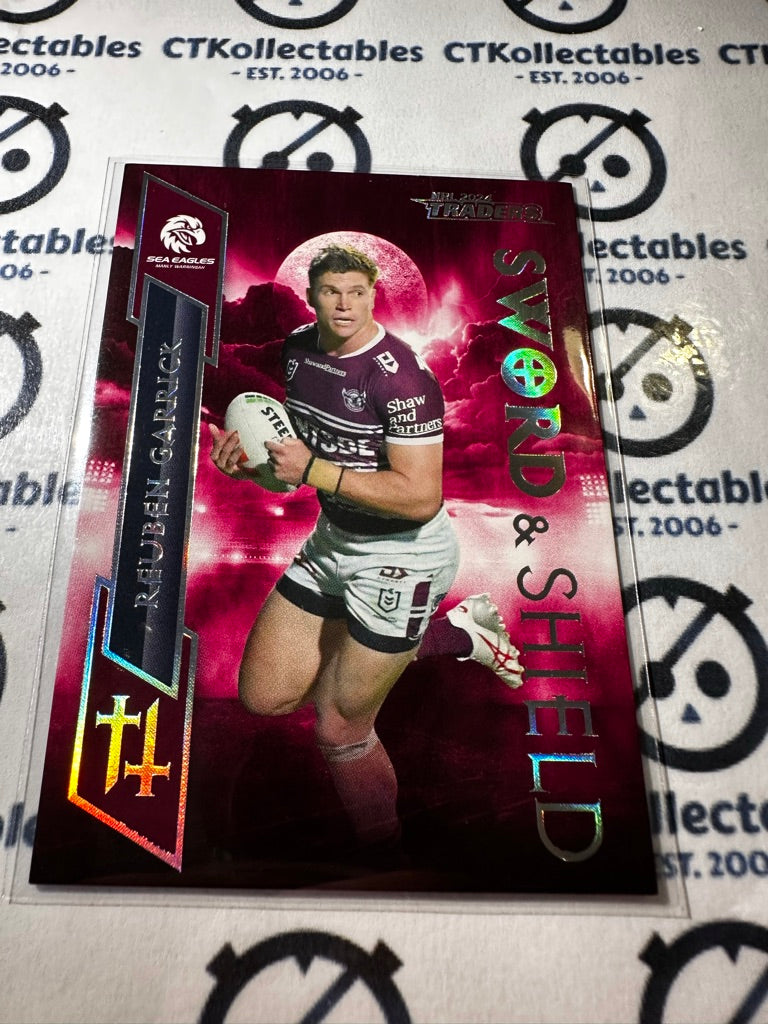 2024 TLA NRL Traders Sword & Shield - Reuben Garrick SS13/34 Sea Eagles