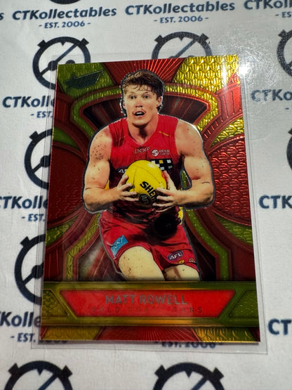 2025 AFL Footy Stars Luminous Matt Rowell Dragon Scales #185/799 Suns