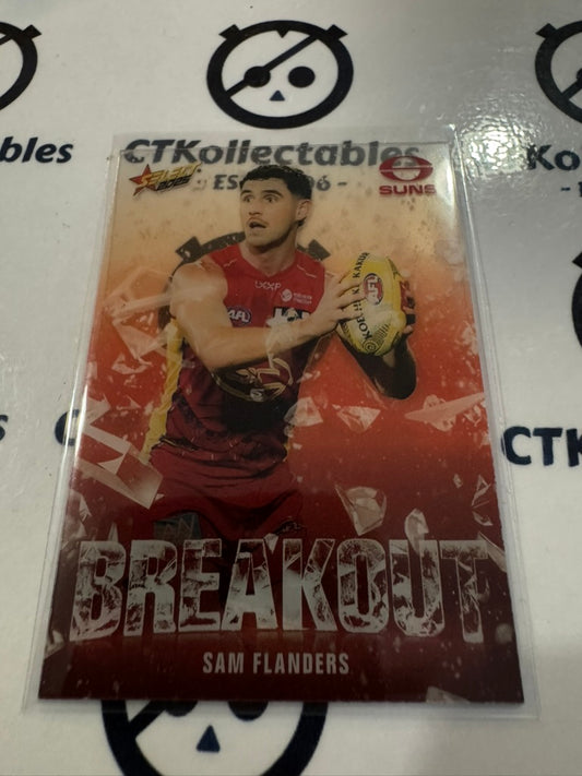 2025 AFL Footy Stars Breakout Sam Flanders #B42 Suns
