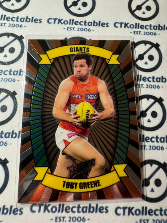 2025 AFL Footy Stars Toby Greene Luminous Carnival #29/99 #LC76 Giants