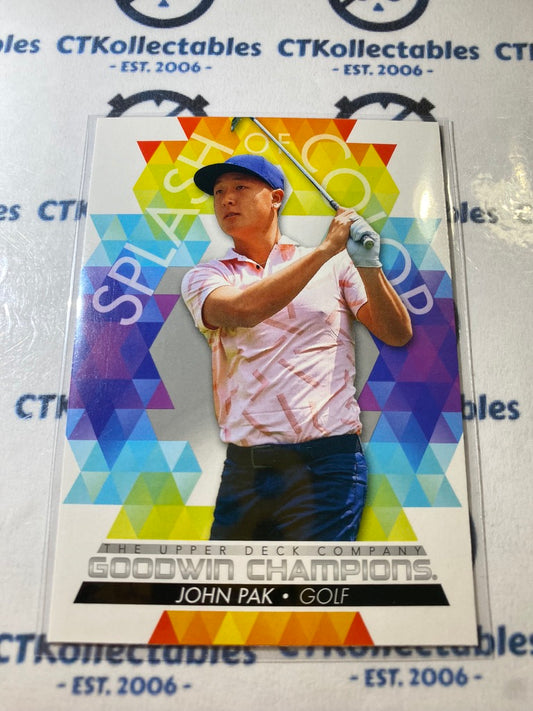 2022 Upper Deck Goodwin Champions John Pak Splash Of Color #131