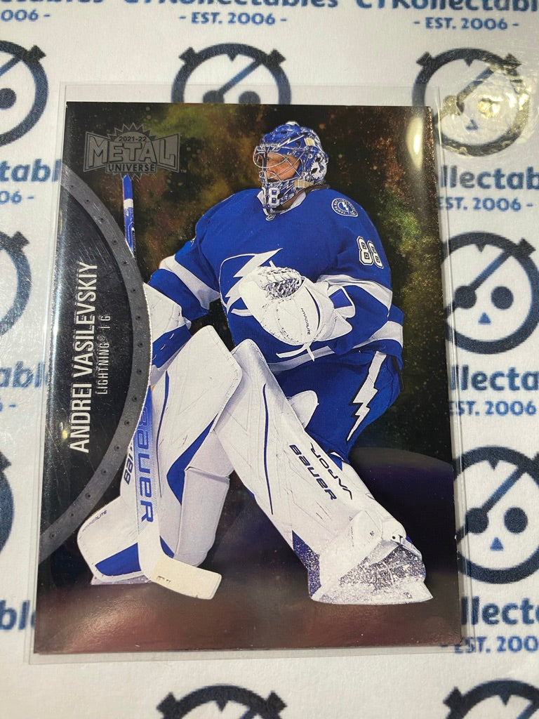 2021/22 Skybox NHL Metal Universe Base Andrei Vasilevskiy Goalie #40 Lightning