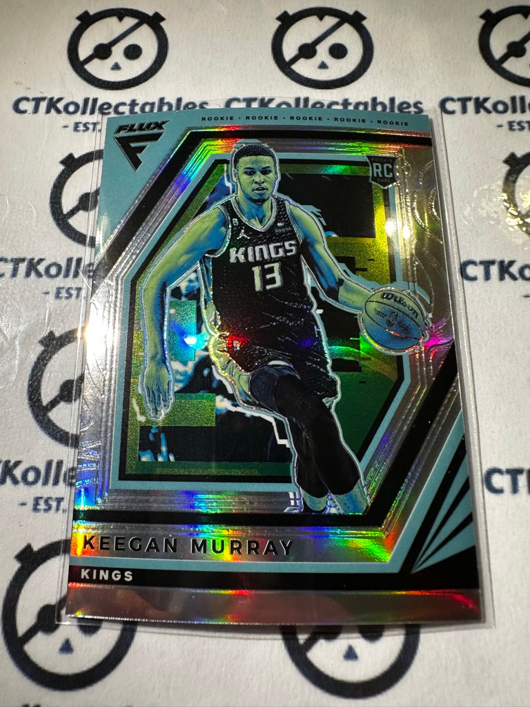 2022-23 NBA Panini Flux Keegan Murray Silver Prizm Rookie Card #228 Kings