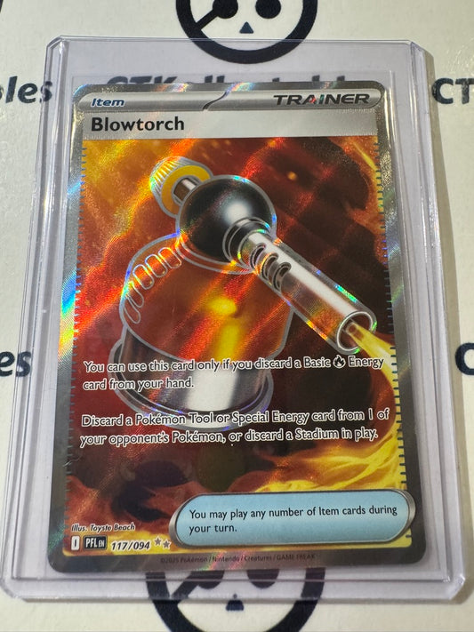 Blowtorch Full Art Ultra Rare #117/094 Phantasmal Flames Pokemon