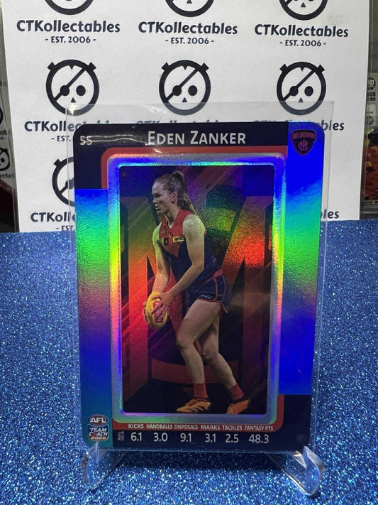 2025 AFLW TEAMCOACH EDEN ZANKER BLUE PARALLEL #55 DEMONS