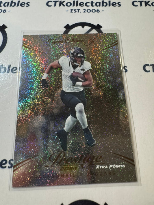 2024 NFL Prestige Dots Xtra Points #135 Travis Etienne Jr. Jacksonville Jaguars